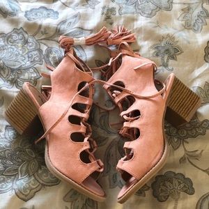 New Lace Up Summer Heels